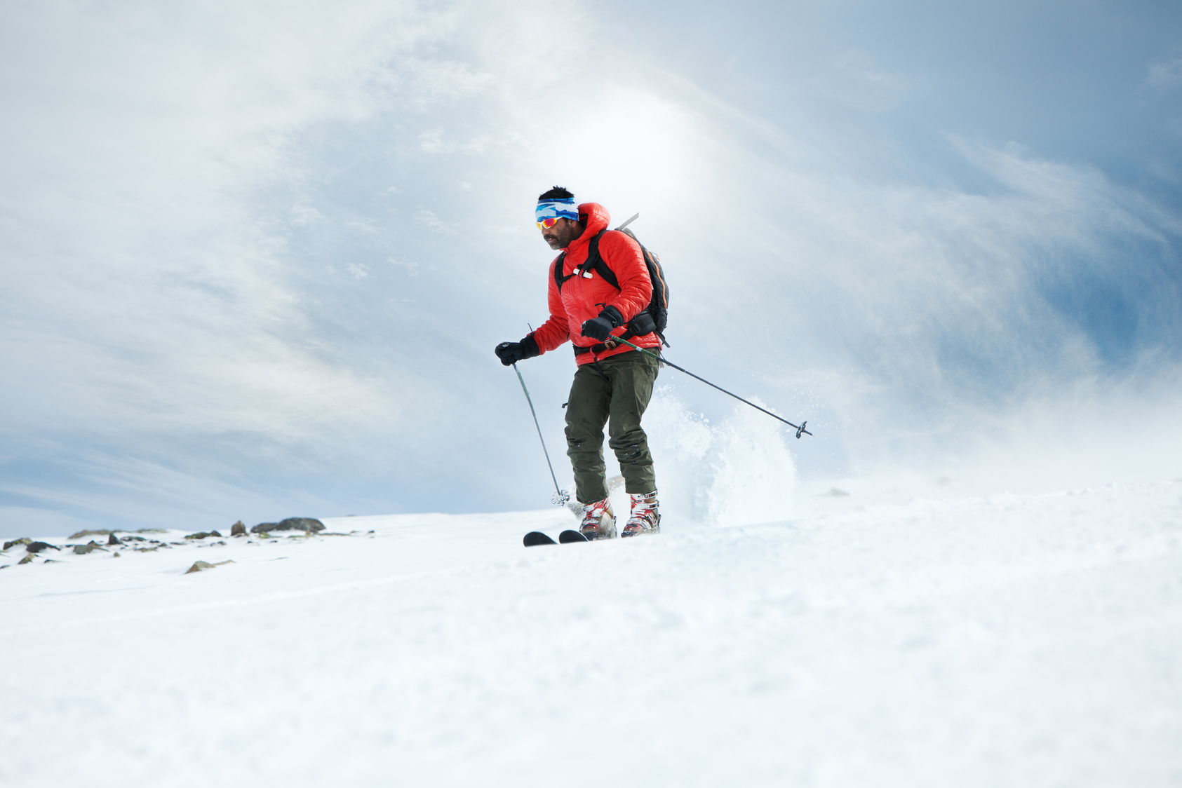 Snowboarding in Kashmir